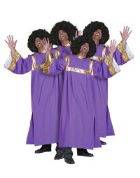 Gospel zanger kostuum voor volwassenen maat 56